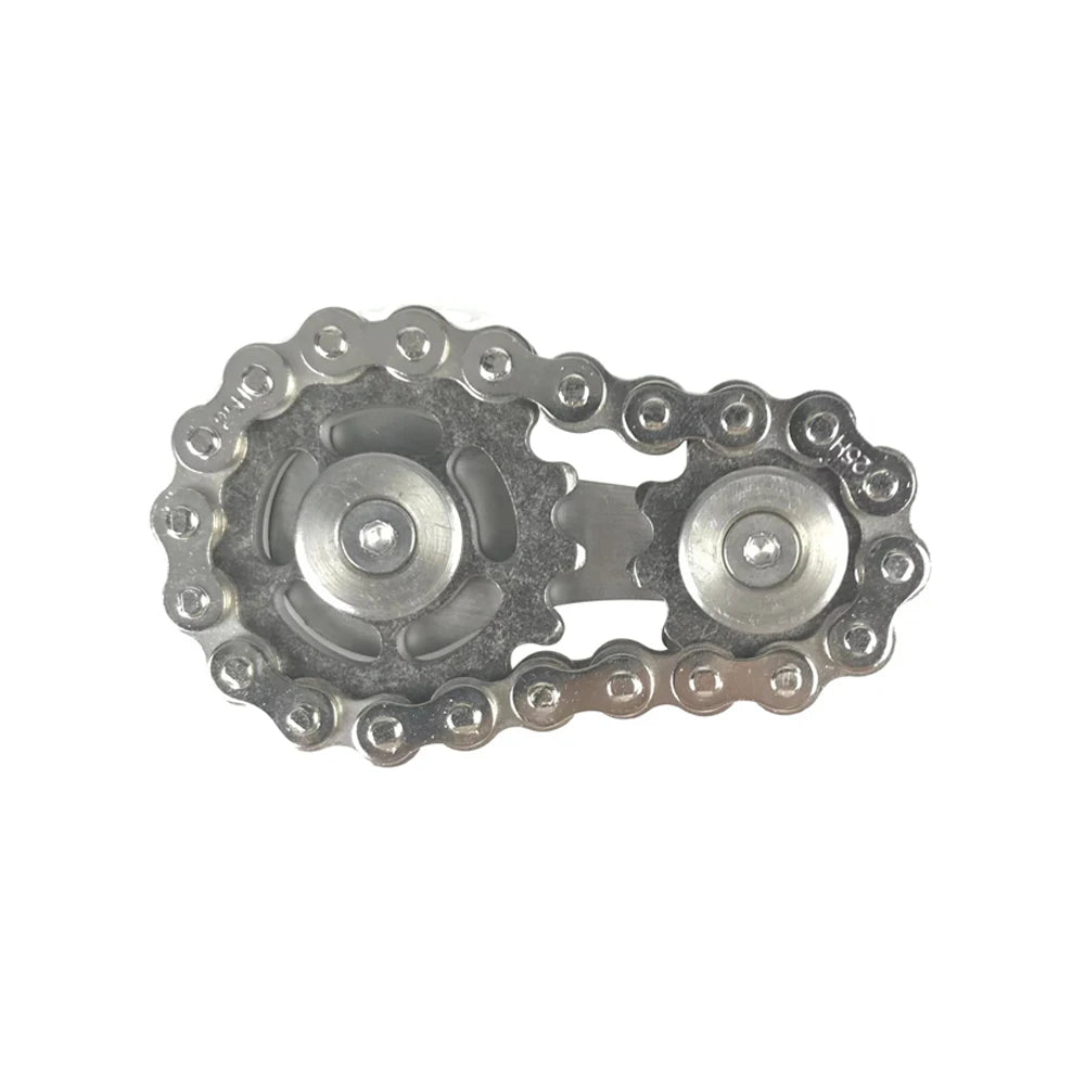 Sprockets Flywheel Spinner Metal EDC Gyro Toy for Roadbike Fans & Fun