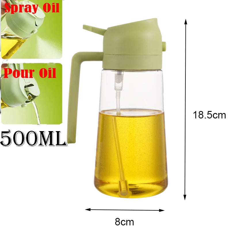in ml Plastic Spray Oil Sprayer Bottle Spray Oil Dispenser Oil Jar Cruet BBQ Kitchen Baking Roasting Picnic Kitchen Tool