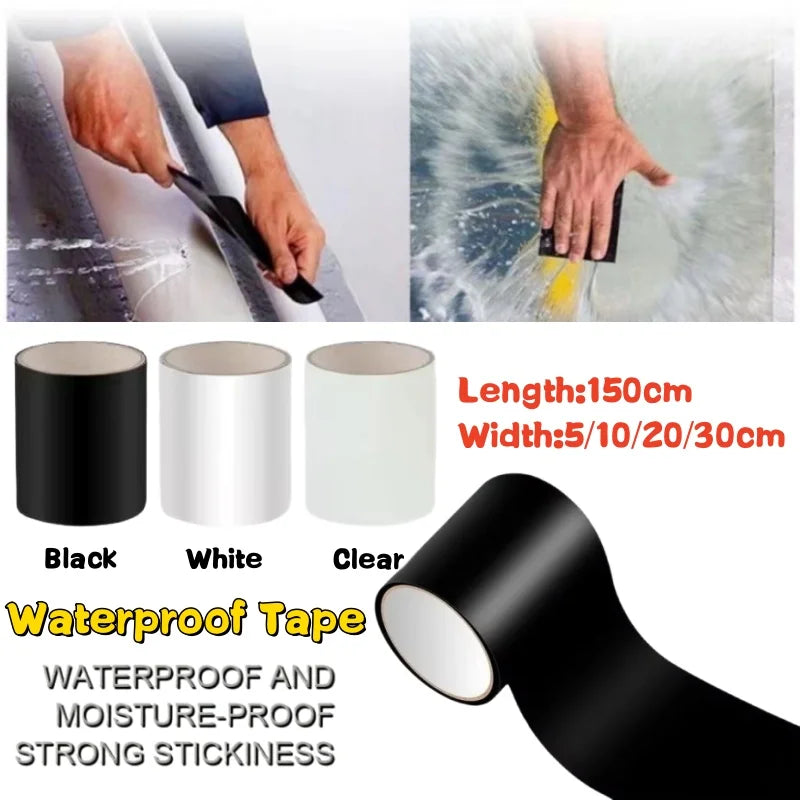 cm Rubberized Waterproof Tape Super Strong Flex Anti Leakage Fix Tapes Adhesive Repair Stop Leak Seal Patch Sealant duct tape