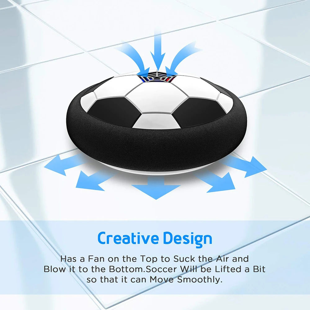 Hover Soccer Ball Toys for Children Electric Floating Football with LED Light Music Soccer Ball Outdoor Game Sport Toys for Kids - Zecs shopping