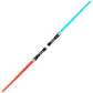 Colorful LED Lightsaber Toy – Red &amp; Blue Telescopic Glowing Sword for Kids