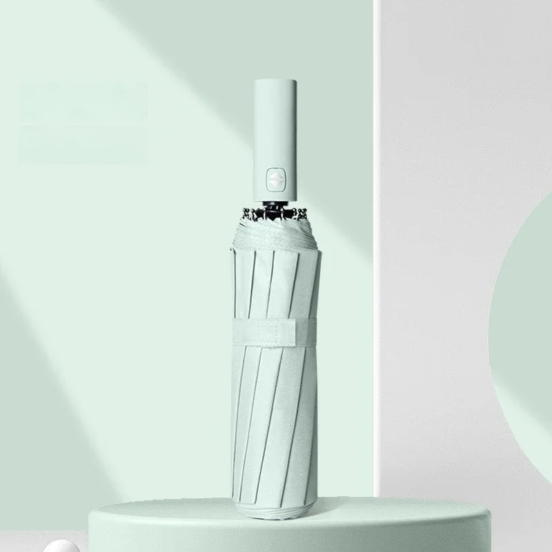 Bone Morandi Fully Automatic Umbrella Black Glue Sunscreen Sun Umbrella Plus Sun Umbrella Wholesale