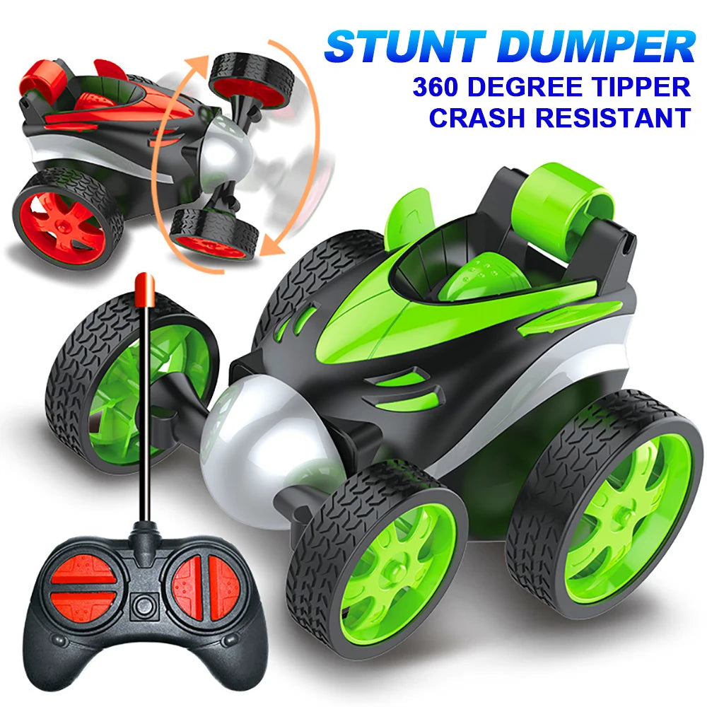 RC Stunt Car Flip Spin & Race Toy for Kids