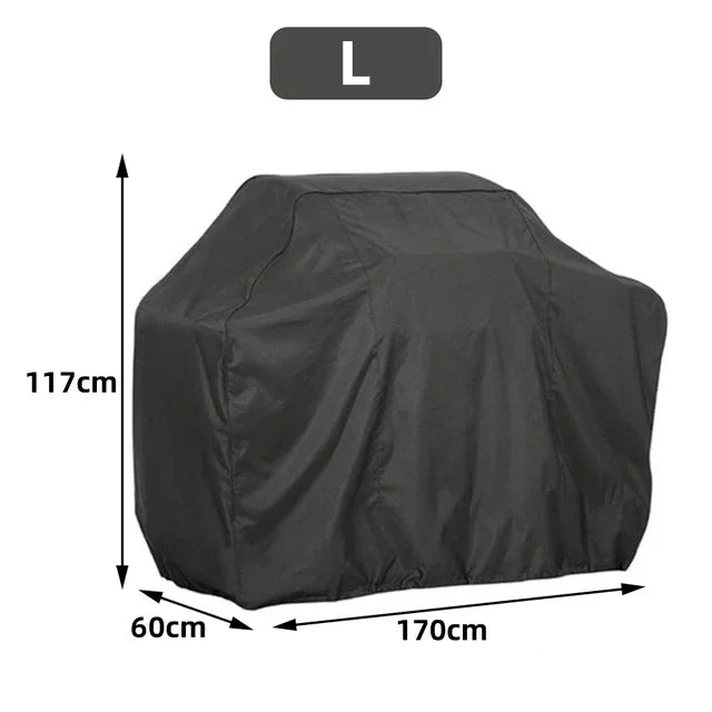 BBQ Grill Barbeque Cover Anti-Dust Waterproof Weber Heavy Duty Charbroil BBQ Cover Outdoor Rain Protective Barbecue Cover - Zecs shopping