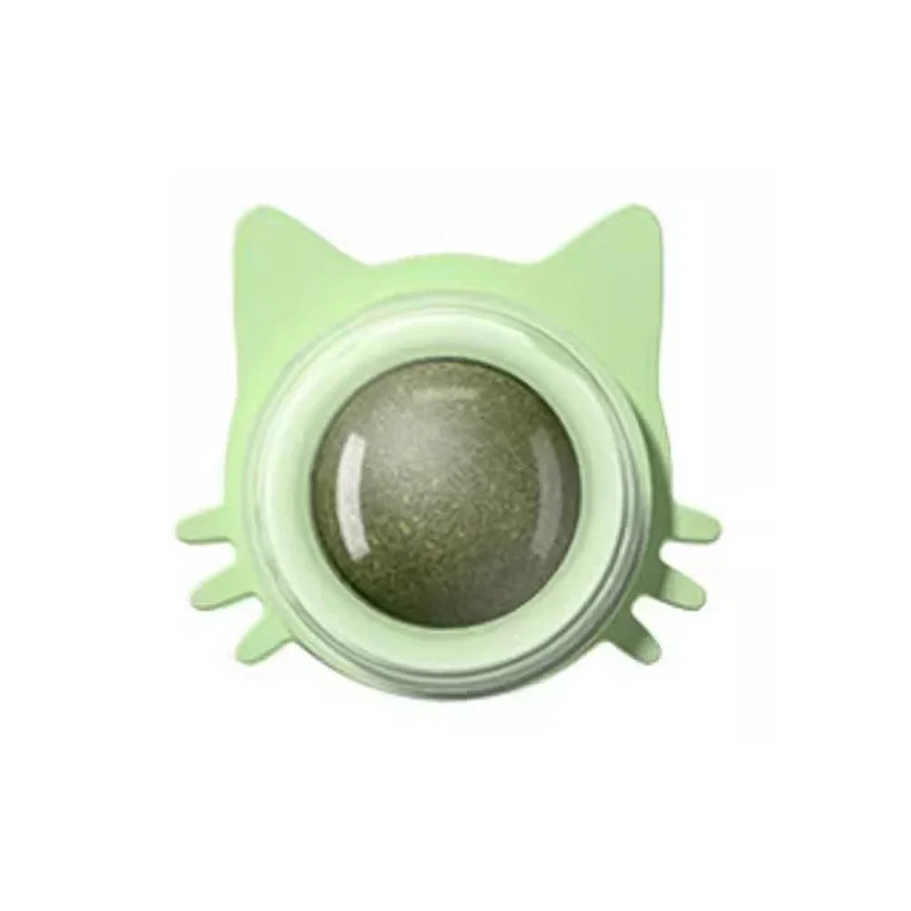 1PCS Catnip Lollipop Cat Treat Wall Design Dental Care Fresh Breath Cat Snacks Energy Ball Stomach Protection Pet Supplies - Zecs shopping
