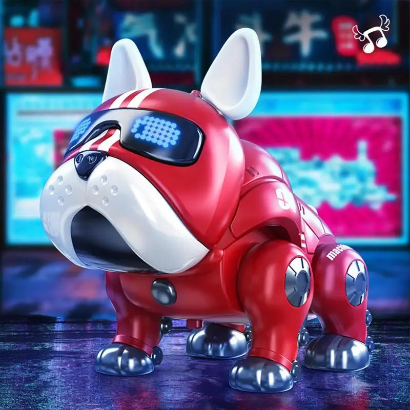 Dancing Bulldog Robot Interactive Music & Light Toy for Kids