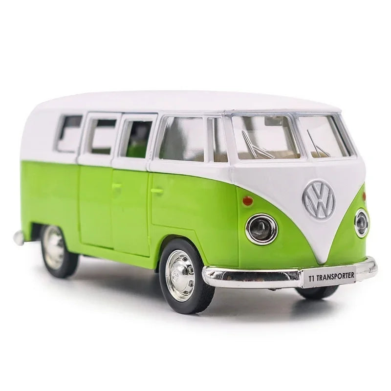Diecasts Volkswagen Miniature Cars Vw T Bus Toys Alloy Diecasts Scale Metal Collection Cars Models Vehicles