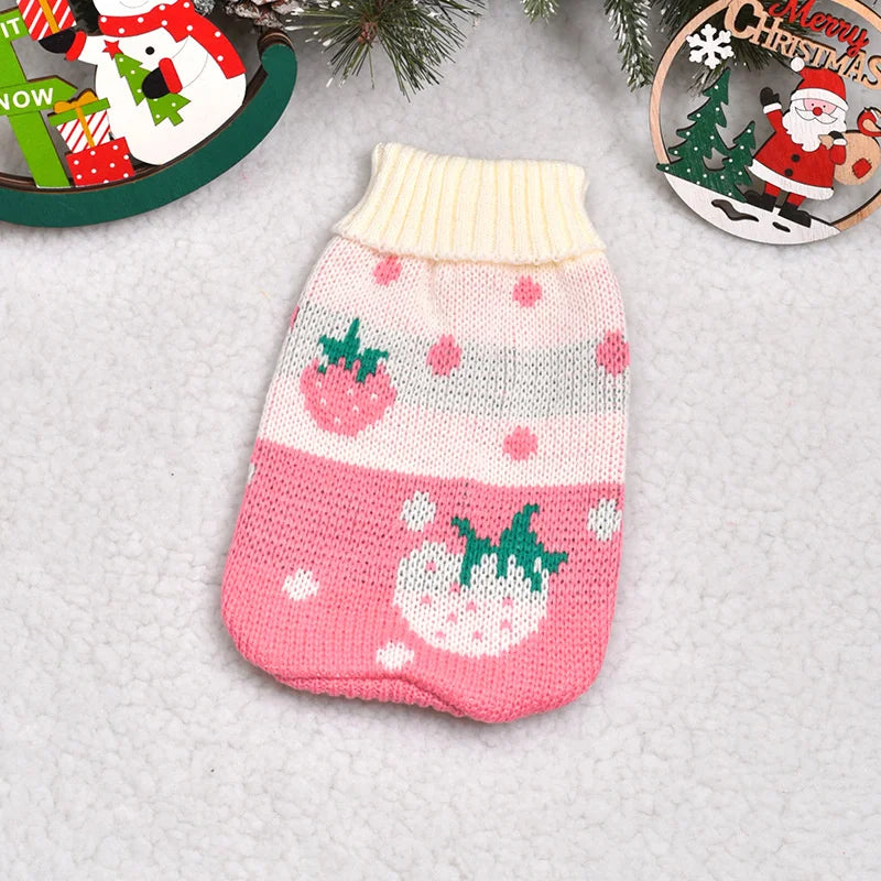 Cute Cat Sweater Costume Winter Warm Pet Clothes for Cats Katten Sphynx Pullover Mascotas Clothing Gatos Products for Animals - Zecs shopping