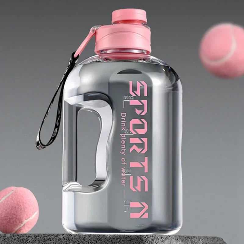 1.7L/2.7L Sports Water Bottle Gym Cycling Cup Portable Large Capacity Water Bottle For Fitness Camping Men Water Kettle - Zecs shopping