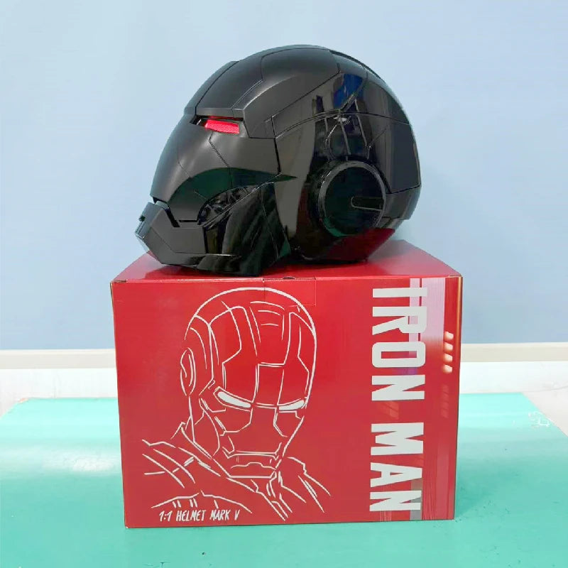 Iron Man MK5 Wearable Helmet – 1:1 Transforming Voice-Activated Electronic Collector’s Edition (Black)