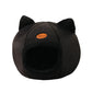 Cozy Winter Cat Bed Cave – Warm Indoor Pet House Tent for Cats & Small Dogs