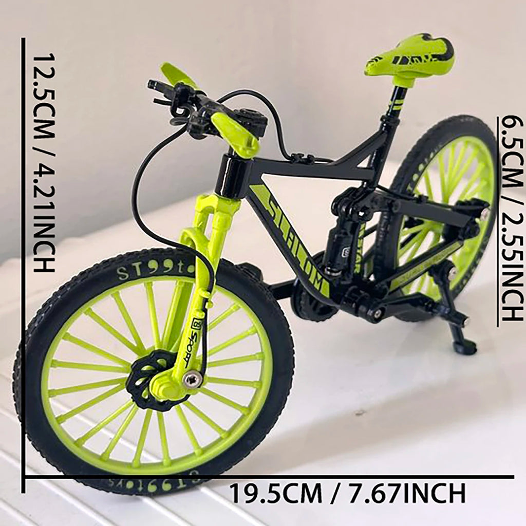 Mini Alloy Bicycle Diecast Model Finger Mountain Miniature Metal Bike Racing Toy Simulation Collection Toys For Boys