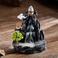 Incense Burner Mountains River Waterfall Fragrance Fireplace Backflow Aroma Smoke Zen Censer Holder Decoration for Home - Zecs shopping