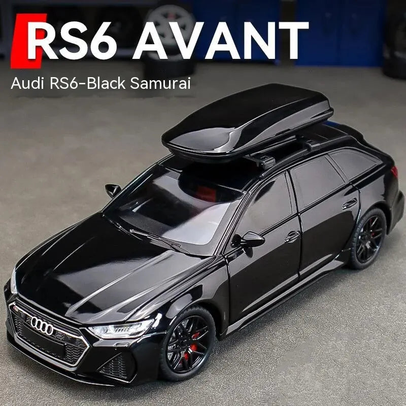 RS Black Edition Car Model Realistic Diecast Toy for Kids & Collectors