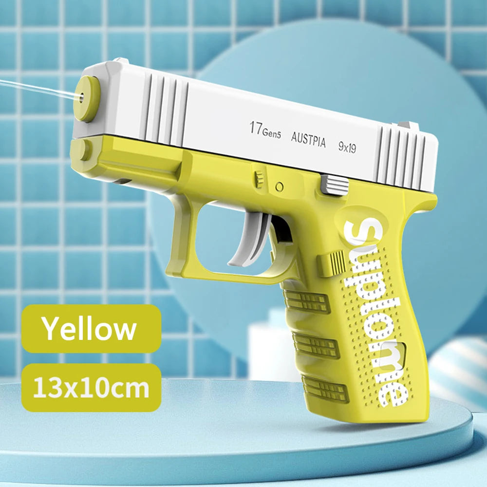 Summer Mini Water Gun Non Electric Pistol High-pressure Full Automatic Shooting Water Beach Toy Gun For Children Boy Girl Adults - Zecs shopping