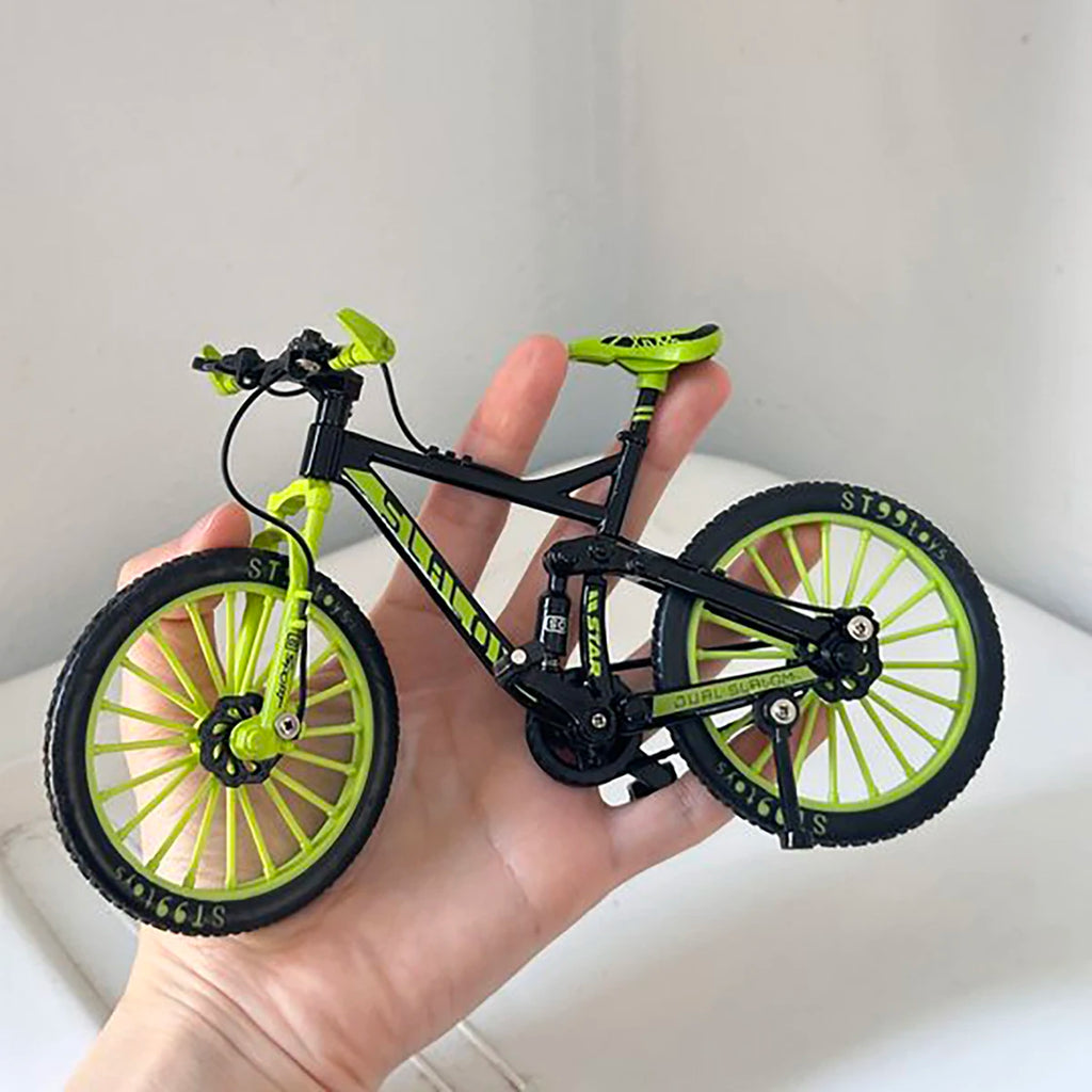 Mini Alloy Bicycle Diecast Model Finger Mountain Miniature Metal Bike Racing Toy Simulation Collection Toys For Boys