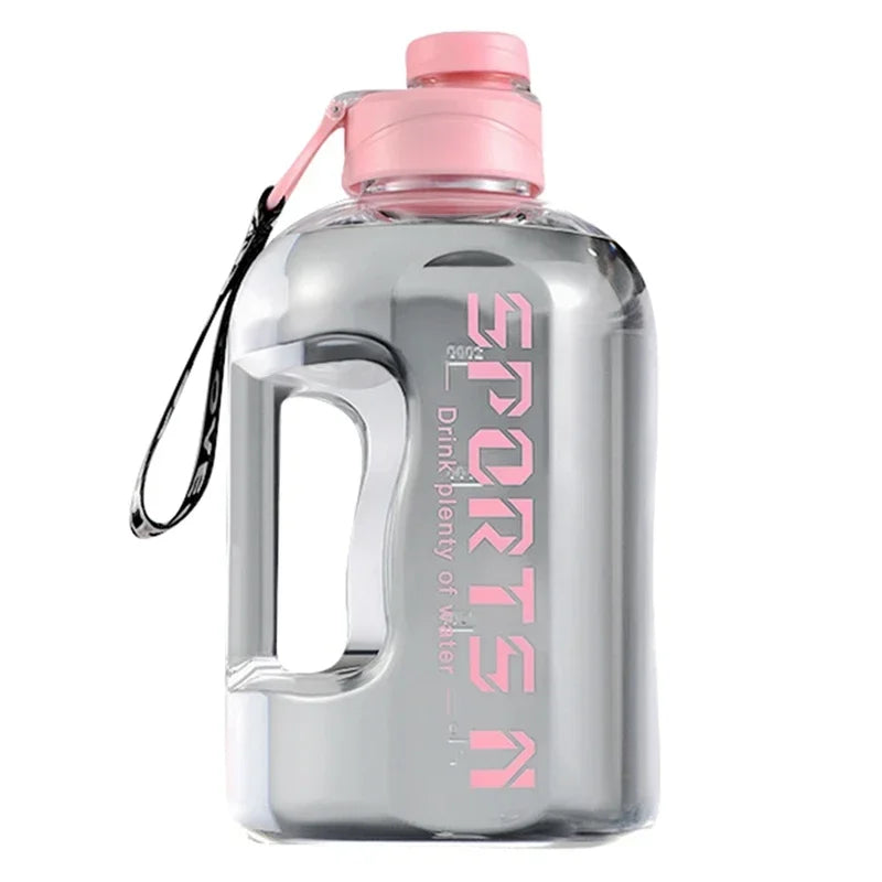 1.7L/2.7L Sports Water Bottle Gym Cycling Cup Portable Large Capacity Water Bottle For Fitness Camping Men Water Kettle - Zecs shopping
