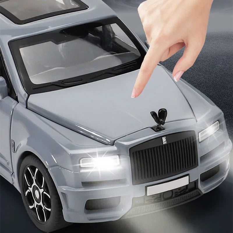 Luxury Business Car Model Mini Alloy Ride with Lights & Sound