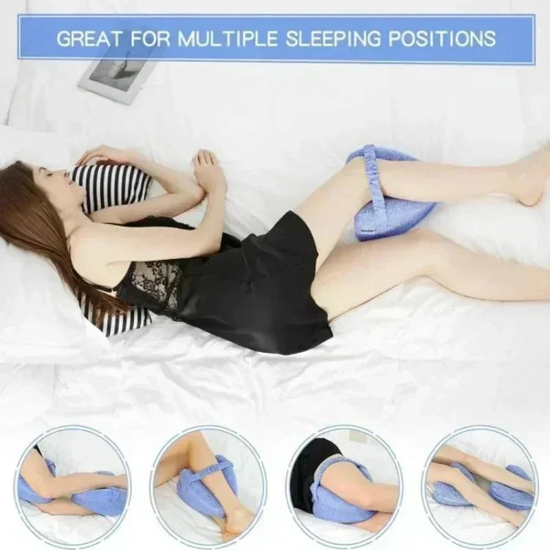 Memory Cotton Leg Pillow Hollow Heart Pregnancy Side Sleeper Sciatica Orthopedic Sciatica Back Hip Relief Pillow For Bed, Sofa - Zecs shopping