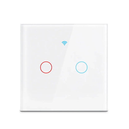 Tuya WiFi Smart Touch Switch – Alexa Compatible RF433 Wall Light Switch (No Neutral Wire)
