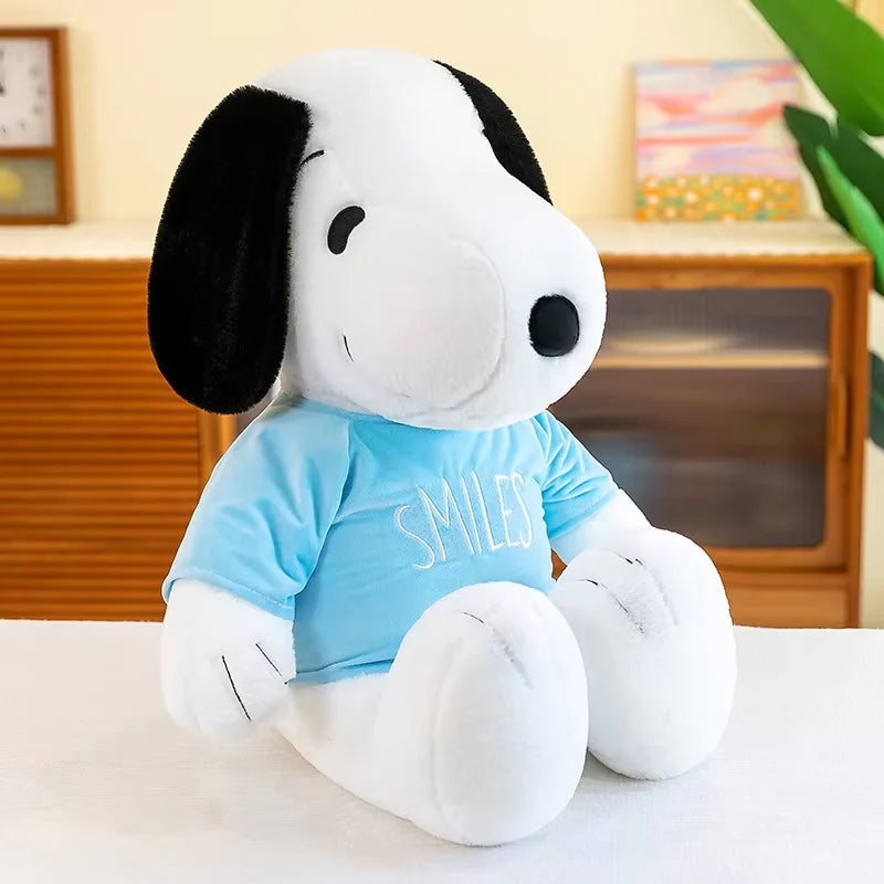 cm New Cartoon Cute Snoopy Plush Toy Pillow Sofa Back Plush Doll Gifts For Children