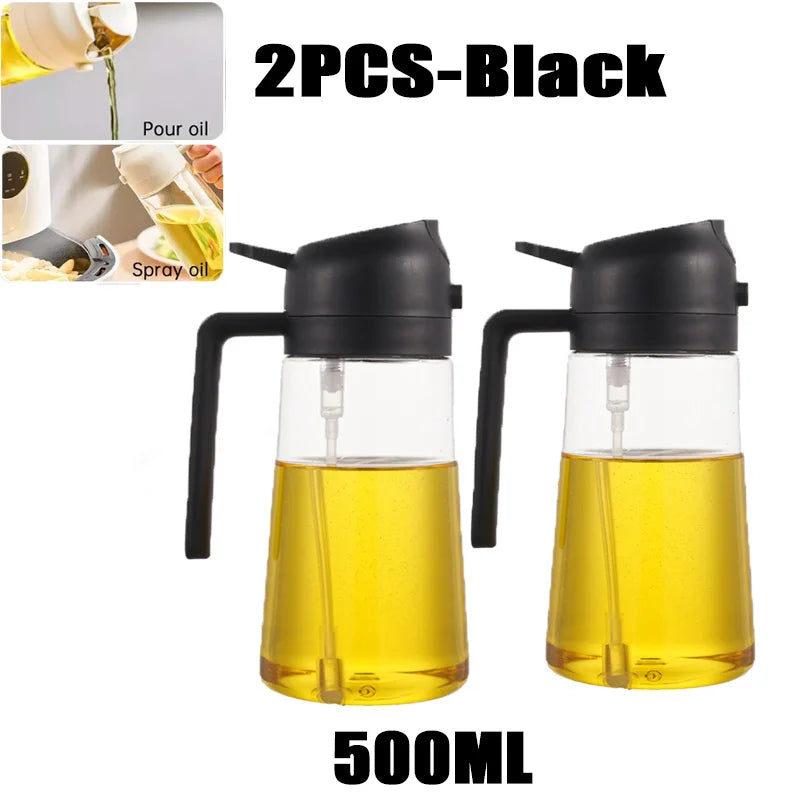 in ml Plastic Spray Oil Sprayer Bottle Spray Oil Dispenser Oil Jar Cruet BBQ Kitchen Baking Roasting Picnic Kitchen Tool