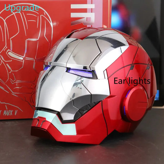 Iron Man MK5 Wearable Helmet – 1:1 Transforming Voice-Activated Electronic Collector’s Edition (Black)