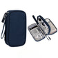 Portable Digital Accessories Organizer Bag – Double Layer Travel Storage Case for USB Cables, Earphones & Power Bank