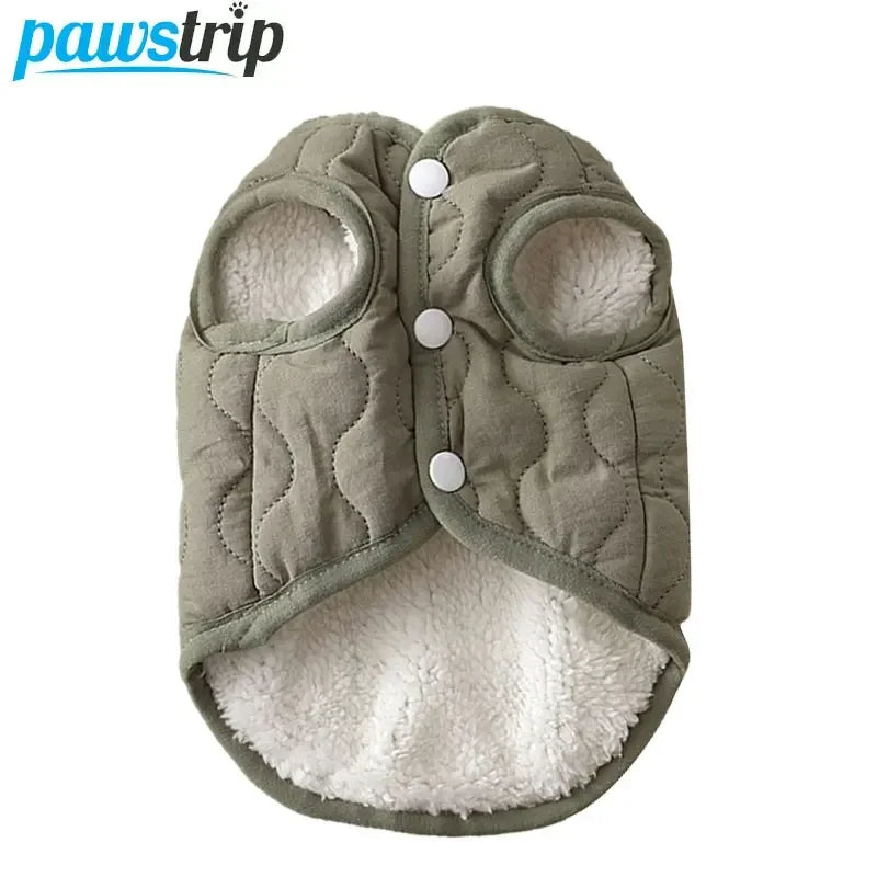 Thickened Warm Dog Coat Jacket Pet Dog Clothes for Small Medium Dogs Fleece Puppy Clothes Chihuahua Yorkshire Clothing - Zecs shopping