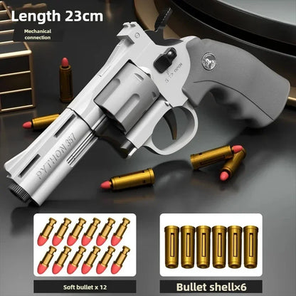 ZP5 357 Revolver Soft Dart Blaster – Continuous Fire Toy Launcher for Kids & Adults