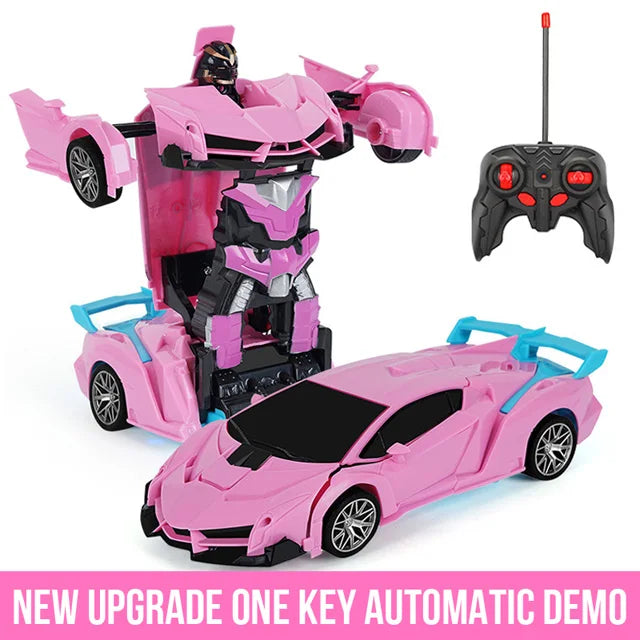 2-in-1 RC Transforming Car 🤖🚗 – Robot & Sports Vehicle with Remote Control