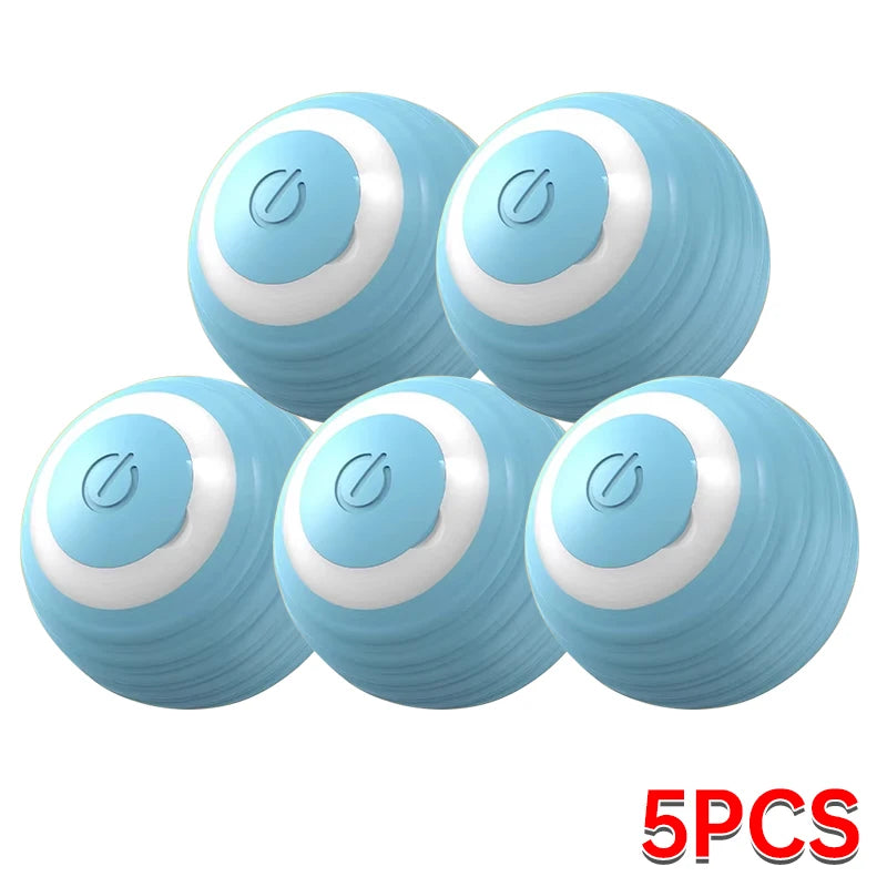 Cat Interactive Ball Smart Cat Toys for Pet Indoor Automatic Rolling Ball Electronic Interactive Cat Toy Cat Game Accessories - Zecs shopping