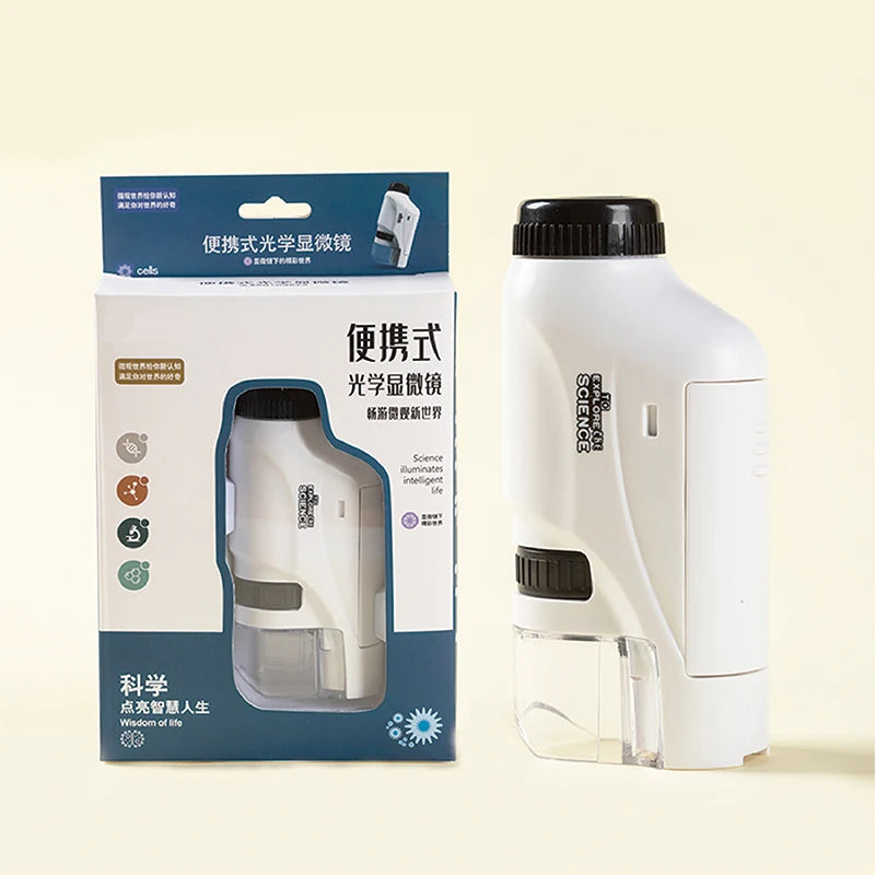 Handheld Microscope Kit Lab Led Light x x Premium & Affordable