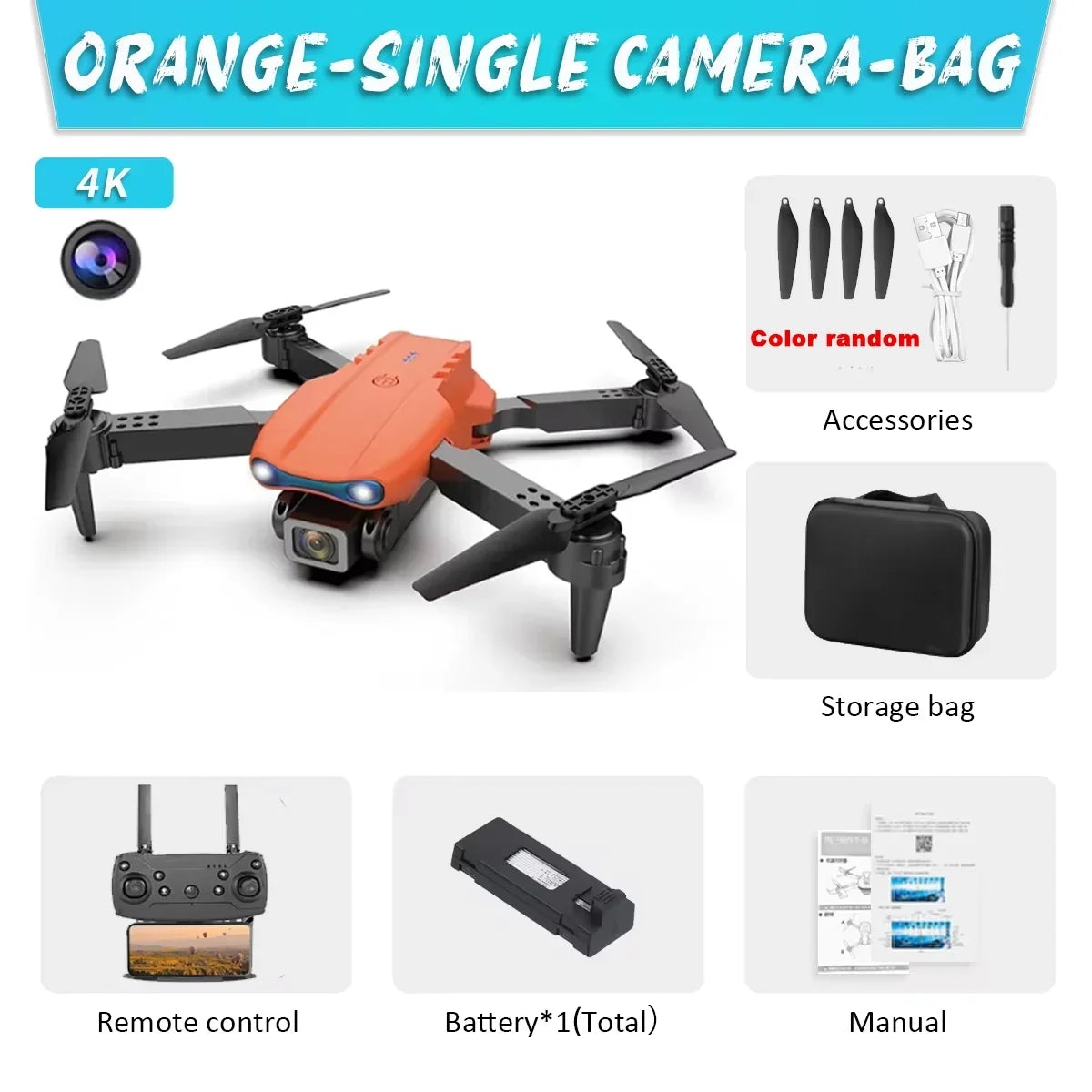 Professional HD E99Pro Drone 4k Dual WIFI fpv Quadcopter Aircraft with Obstacle Avoidance for Aerial Photography Drone Camera - Zecs shopping