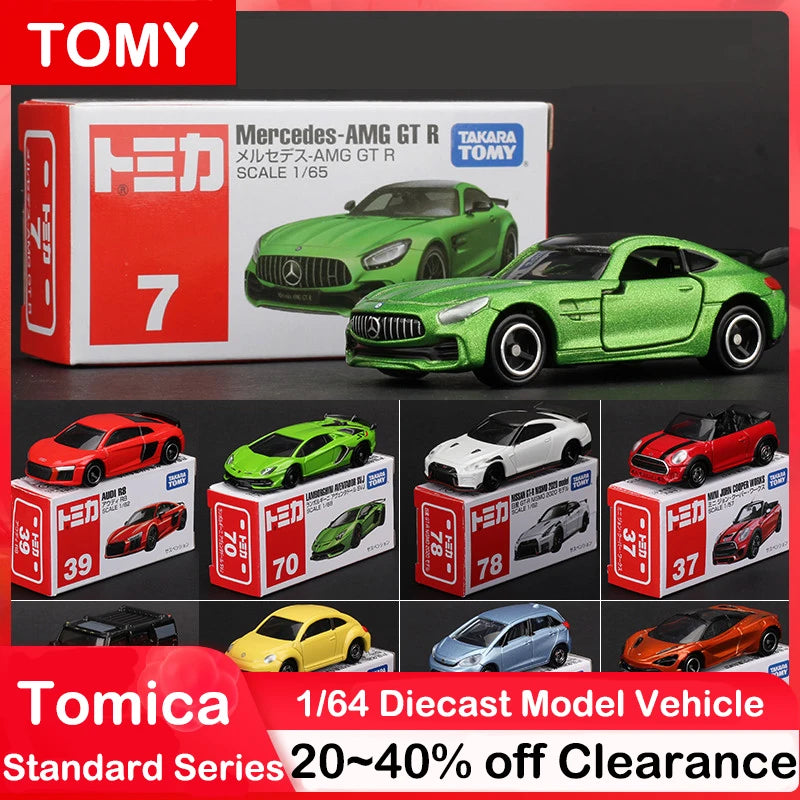 Tomica Toy Cars Mini Diecast Alloy Model Car Metal Sports Vehicles Various Styles Gifts For Children Hobby Collection