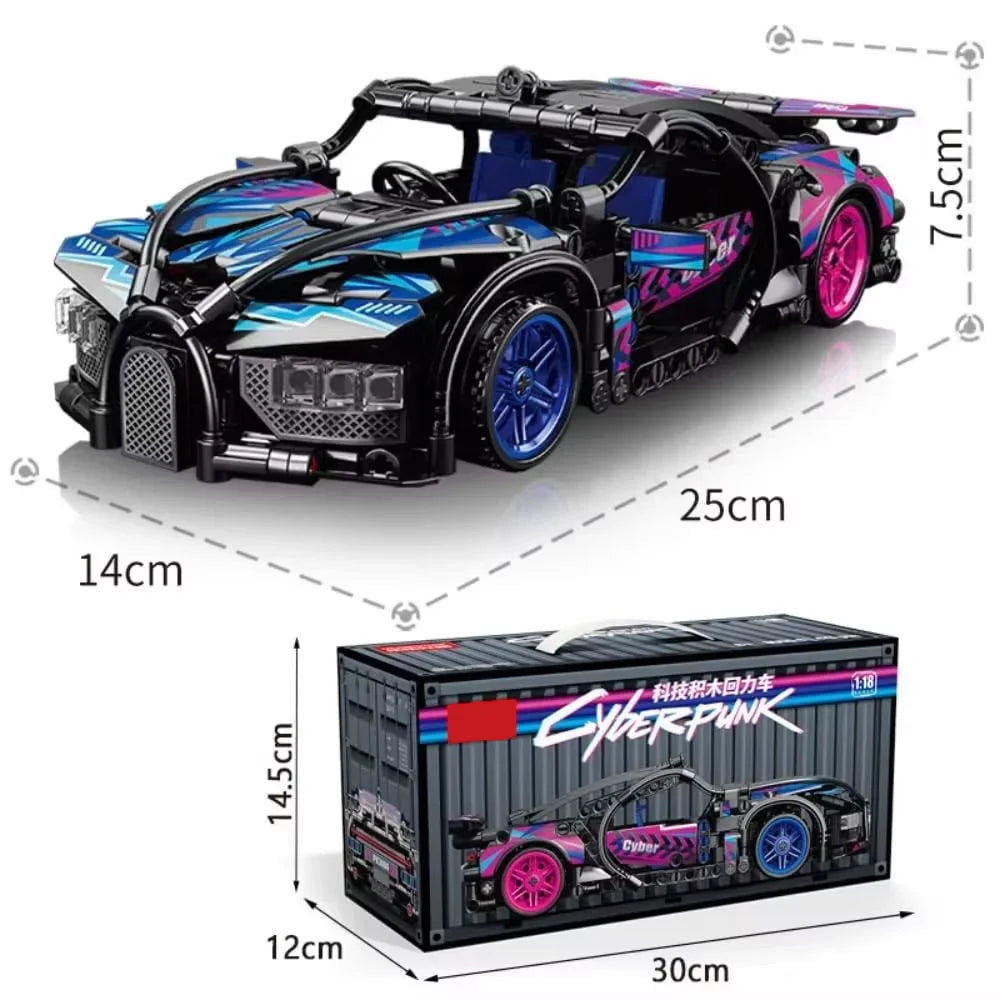 City Speed Car Building Blocks Pcs Luxury Auto Racing Vehicle With Super Racers Bricks Toys
