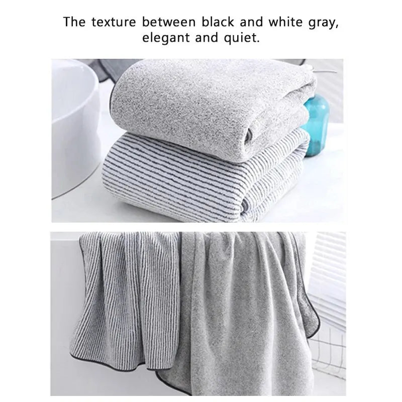 PCS Thickened Bath Towels for The Body Microfiber Towel for Gym Sports Shower Robe for Spa Beath Home