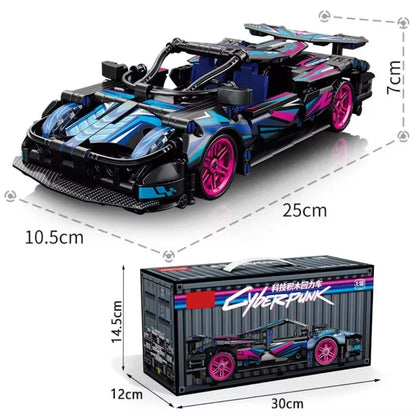451PCS City Speed Racing Car Building Blocks – Luxury Super Racer Brick Toy Set
