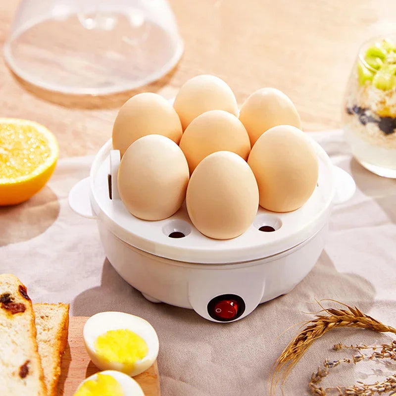VV Multifunctional Electric Egg Boiler Double Layers Egg Cooker Mini Steamer Poacher Kitchen Cooking Breakfast Machine