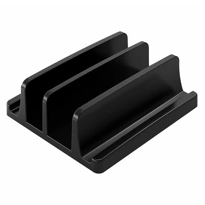 Adjustable Vertical Laptop Stand – Space-Saving Desktop Holder for MacBook, Tablets & Phones