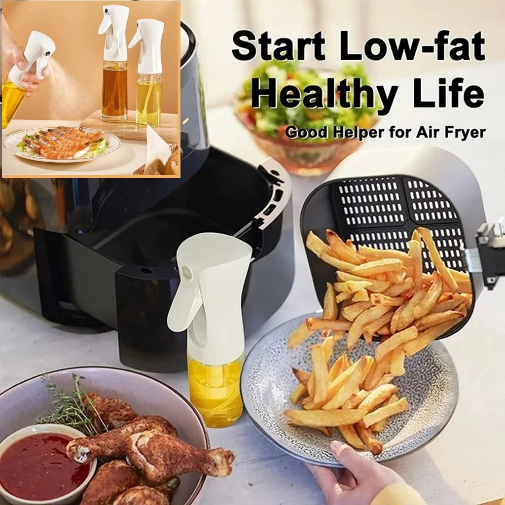 PCS ml Oil Sprayer Bottle PC Kitchen Cooking Oil Dispenser Fitness Fat Loss Camping BBQ Vinegar Sauce Sprayer Bottle