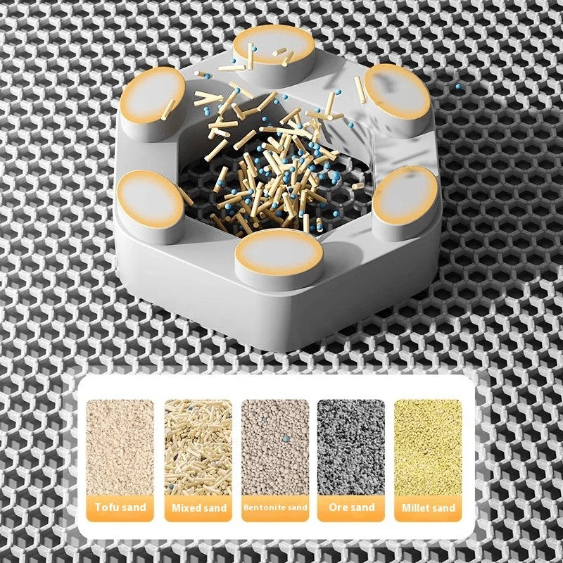 Extra Large Cat Litter Mat Heavy Duty Waterproof 2 Layer Non Slip Washable Pet Floor Protector Litter Box Sand Stopper - Zecs shopping