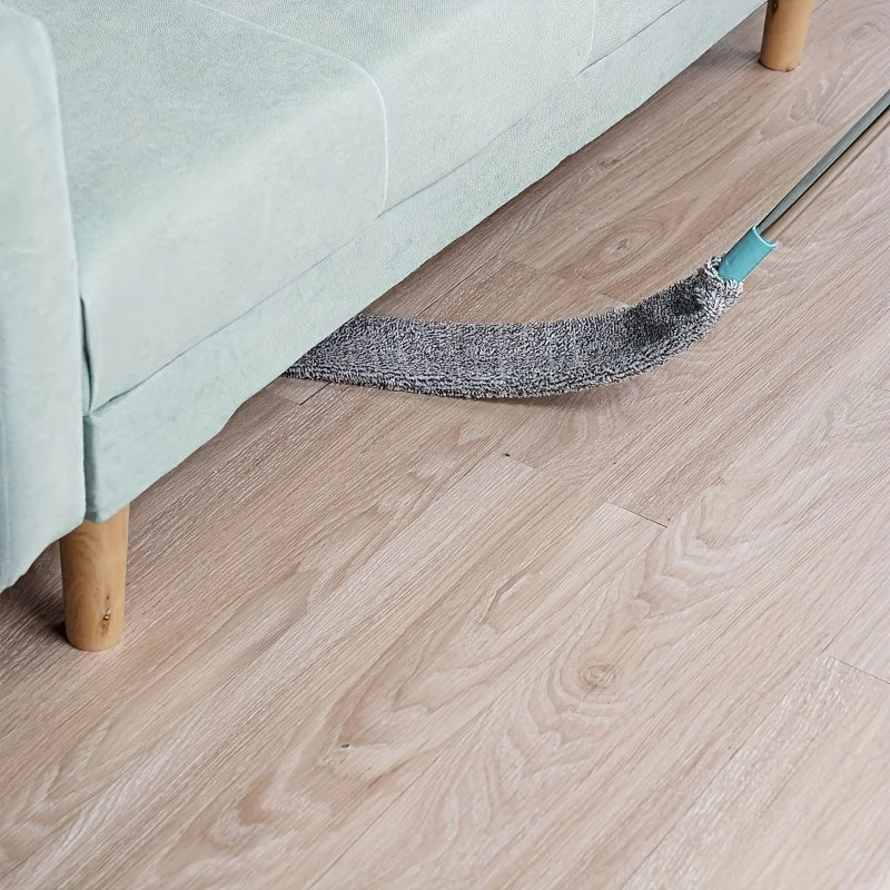 Long Handle Mop Telescopic Duster Cleaning Brush Bendable Head Extendable Pole Long Flat Flexible Duster For Home Cleaning Tool