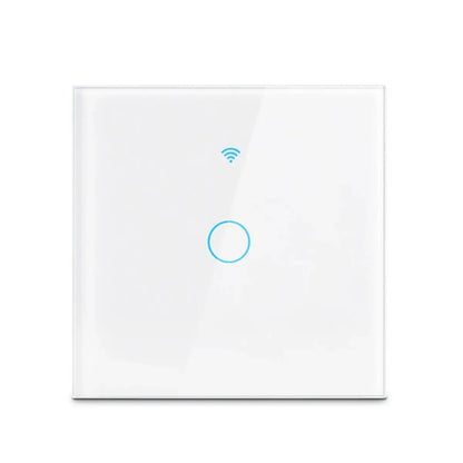 Tuya WiFi Smart Touch Switch – Alexa Compatible RF433 Wall Light Switch (No Neutral Wire)