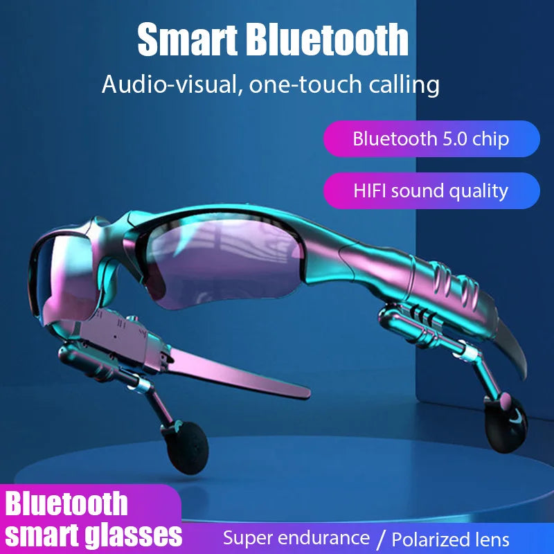 Sports Stereo Wireless Bluetooth Earphones Cycling Sunglasses Headset Phone Polarized Driving Sunglasses Riding Eyes Glasses