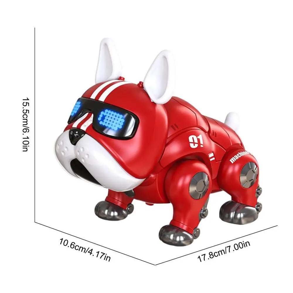 Dancing Bulldog Robot Interactive Music & Light Toy for Kids