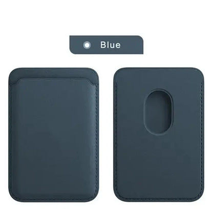 Leather Wallet Case For iPhone 15 Pro Max Magsafe Wallet Leather Compatible For iPhone 14 13 12 Card Holder with MagSafe Magnet - Zecs shopping