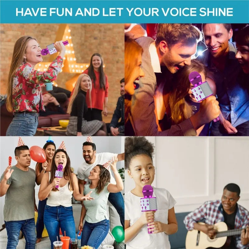Kids Karaoke Microphone Fun Handheld Singing Toy for Boys & Girls
