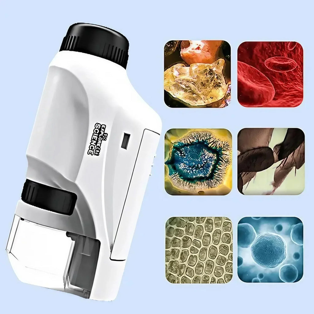 Portable Handheld x-x Magnification Microscope Optical Lens Scientific Premium & Affordable