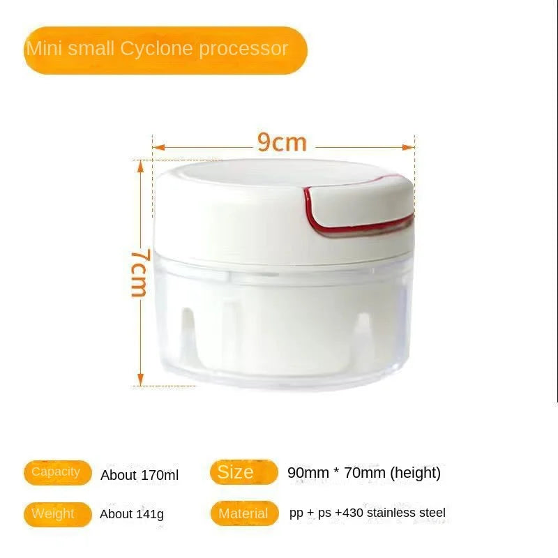 ML Manual Meat Mincer Garlic Chopper Rotate Garlic Press Crusher Vegetable Onion Cutter Kitchen Cooking Accessories